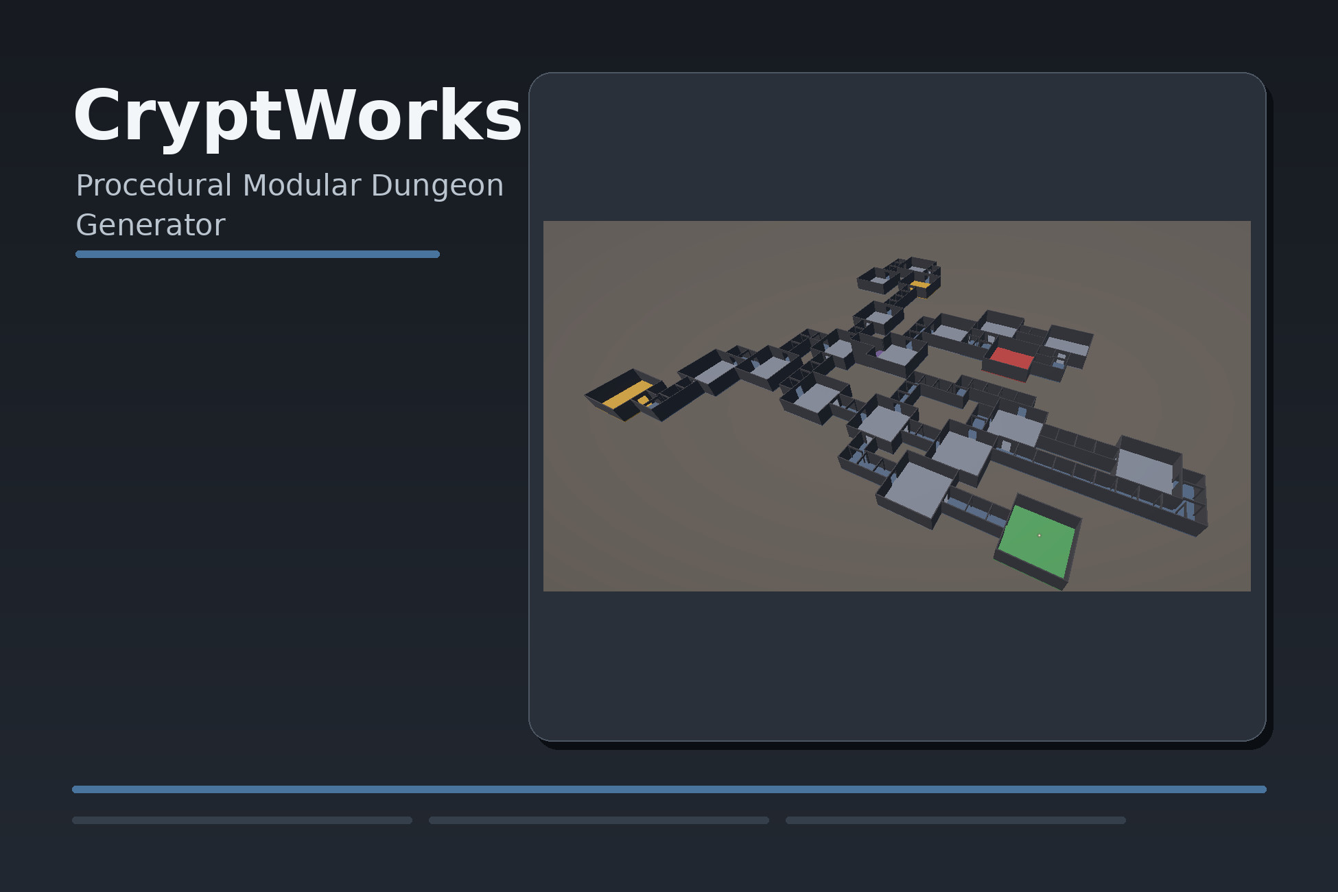 CryptWorks — Modular Dungeon Builder