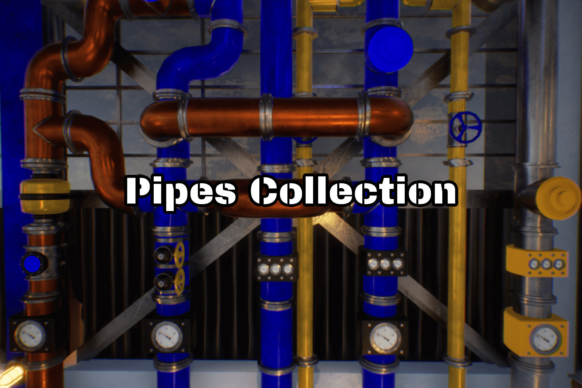Pipes Collection | 3D Industrial | Unity Asset Store