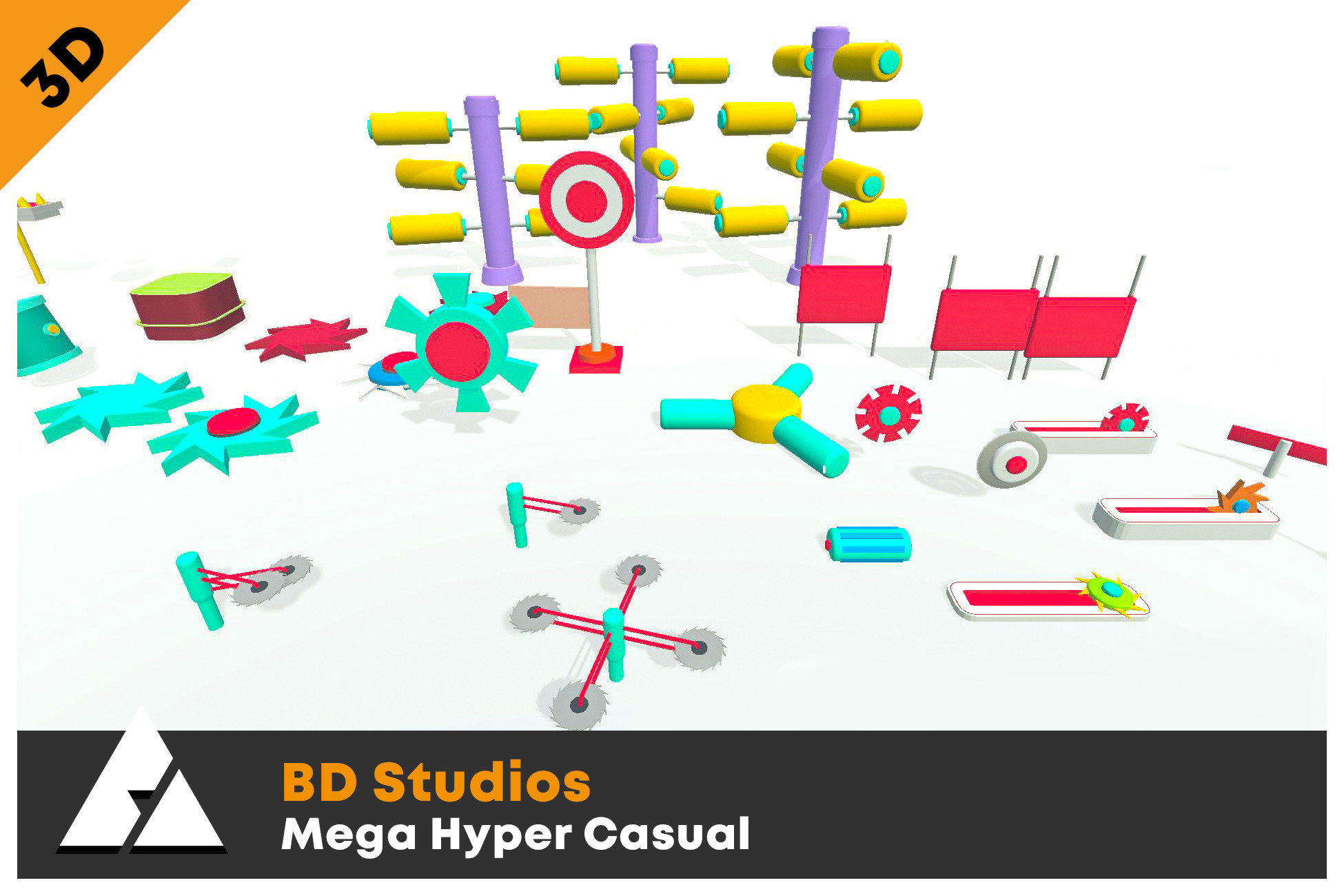 Mega Hyper Casual Pack | 3D Props | Unity Asset Store