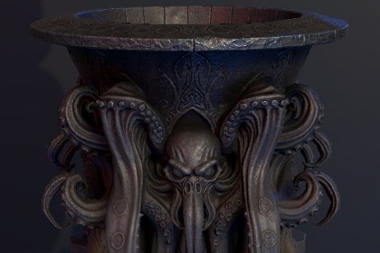 5 Dark Fantasy Braziers / Bowls