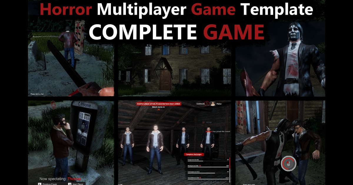 Horror Multiplayer Game Template Systems Unity Asset Store horror-multiplayer-game-template-systems-unity-asset-store