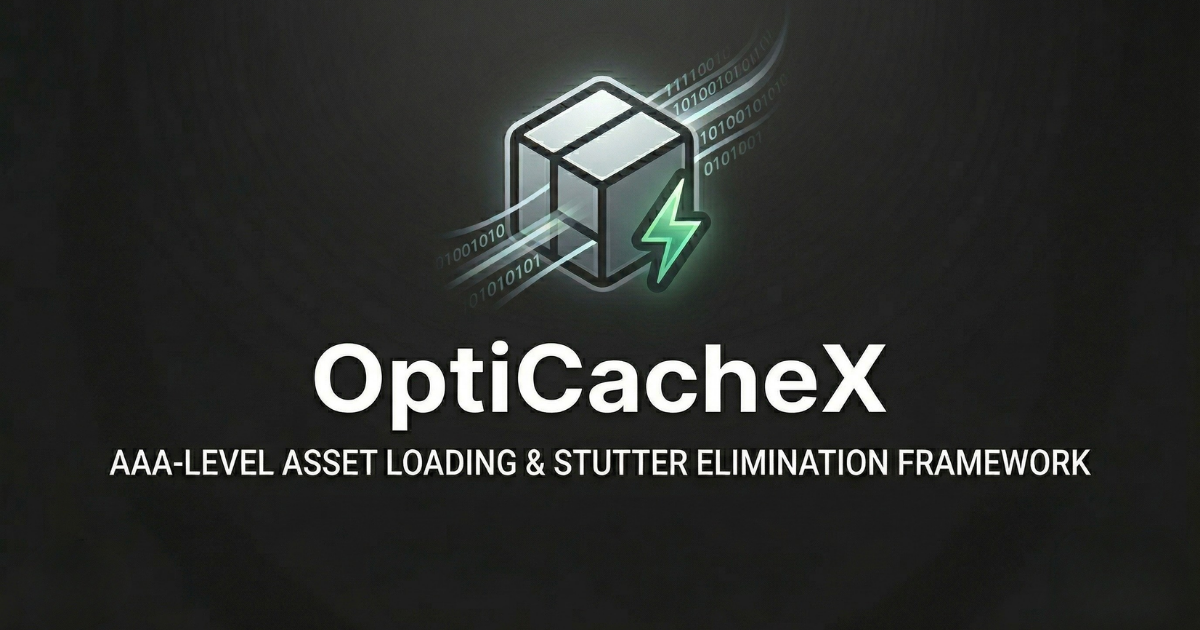 BT-OptiCache X: AAA-Level Asset Loading & Stutter elimination Framework ...