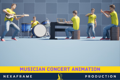 Musician Concert Animation