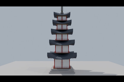 Japanese Five-Storied Pagoda