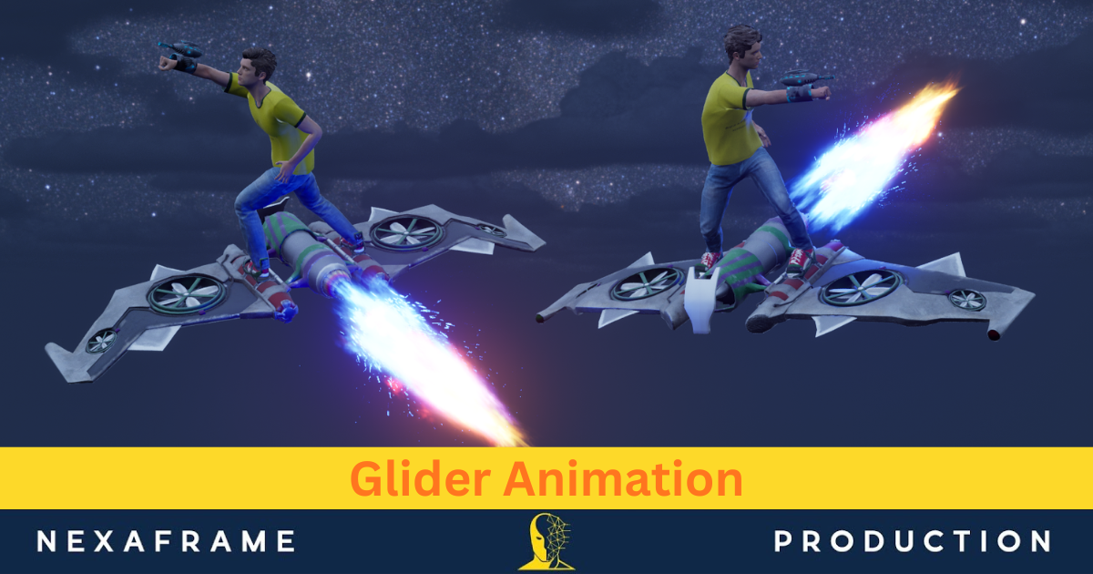 Glider Animation | 3D Animations | Unity Asset Store