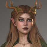 Forest Elf Druid Lady