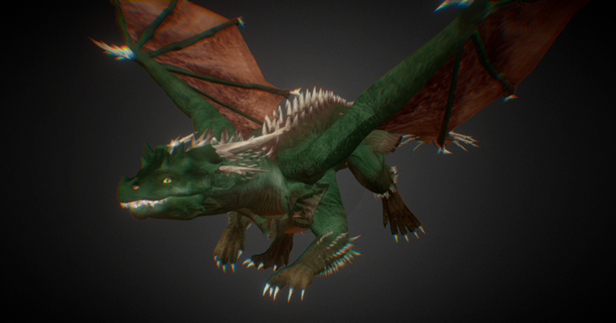 Unity Dragon Fire Ultimate Forest Dragon v1.1 | 3D 生物 | Unity Asset Store