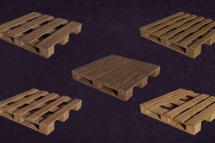 Pallets Wood Series Fiber Relics Content Group3 N1-5