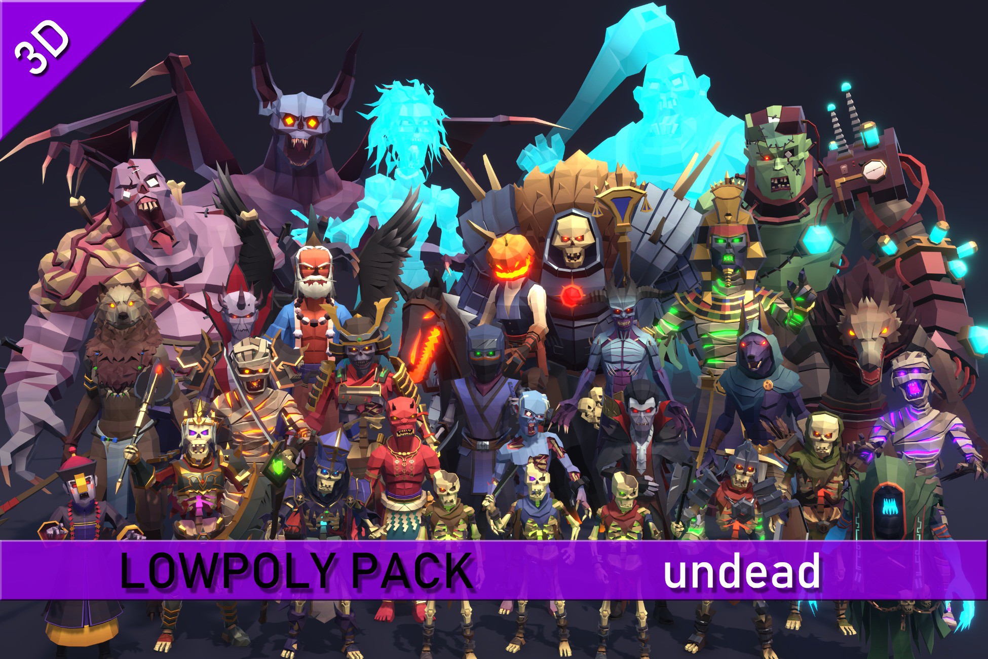 LowpolyPack_Undead