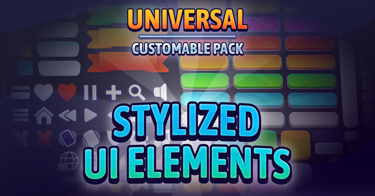 Universal Stylized UI | 2D GUI | Unity Asset Store