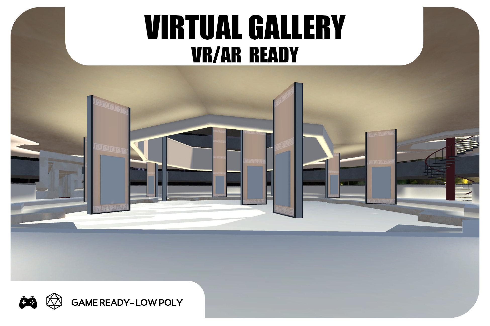 Unity Web Gallery Modern Virtual Gallery – VR/AR Ready | 3D Environments | Unity Asset Store