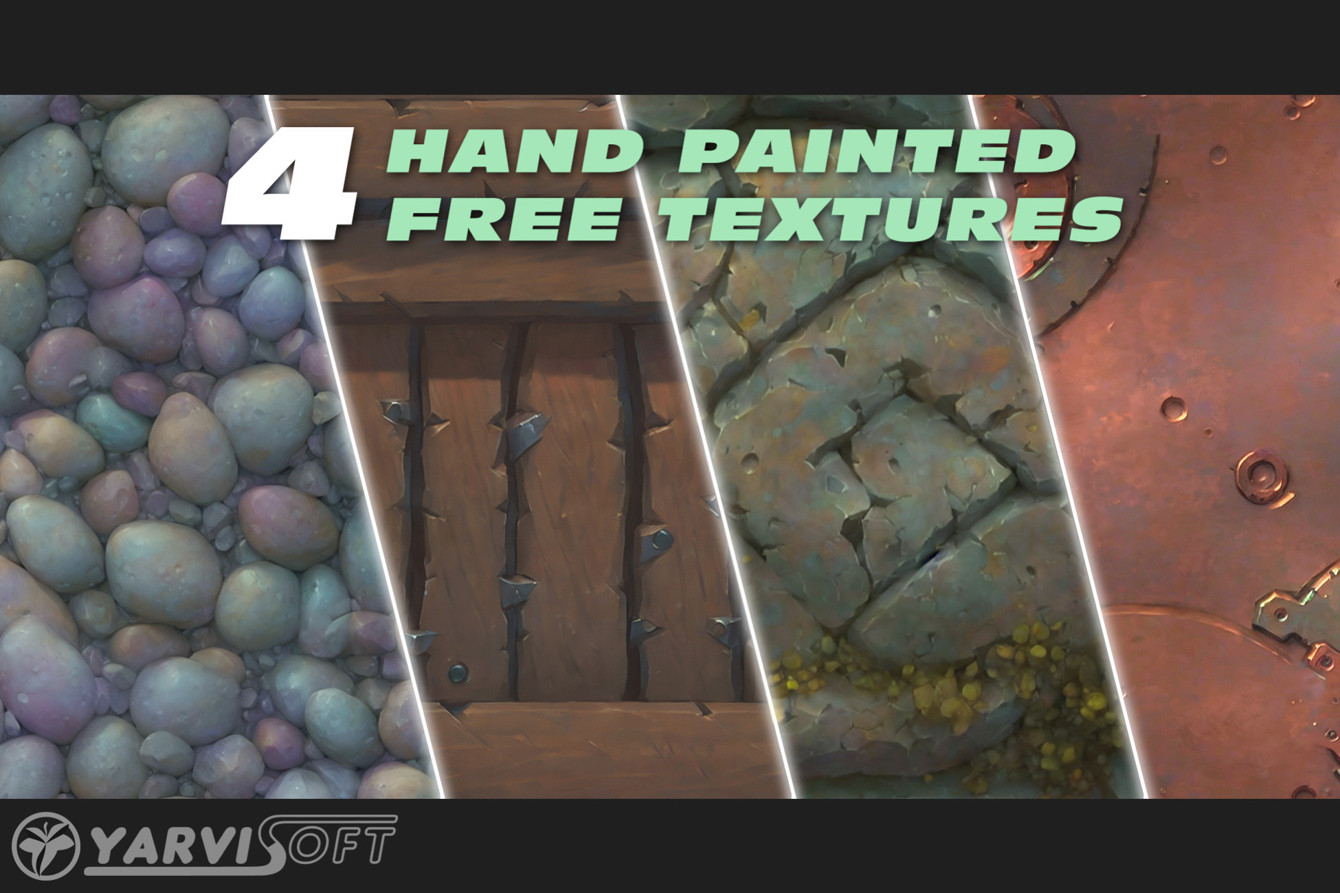 Gift Texture Unity FREE Hand Painted Texture Pack | 2D Textures & Materials | Unity Asset ...