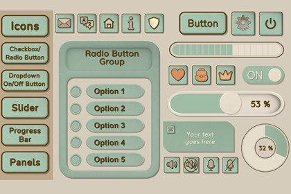 Pastel Cozy UI Kit