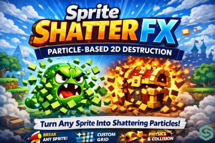 Sprite Shatter FX — Particle-Based 2D Destruction