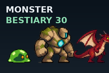 Monster Bestiary 30 - Animated Fantasy Creatures v.1