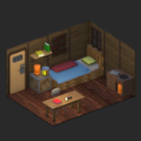 Modular Isometric Shelter Pack – Survival Interior