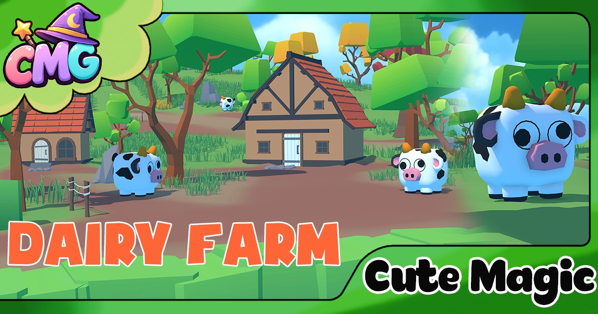 CuteMagic - Dairy Farm - Free Pack | 3D Environments | Unity Asset Store