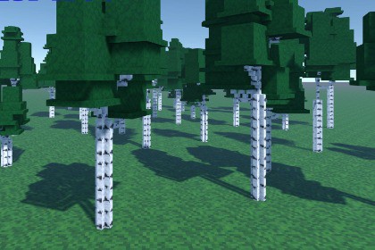 Voxel Tree Pack – Albedul