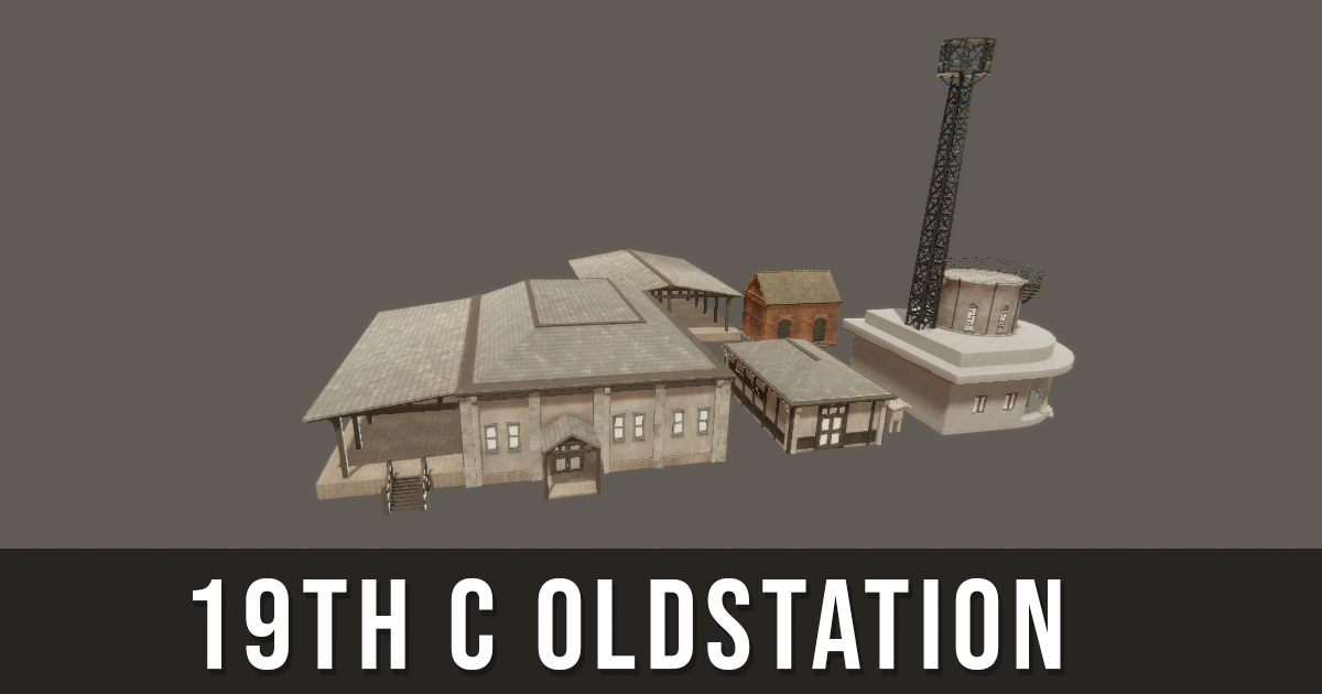 Old Station-Lite | 3D Industrial | Unity Asset Store