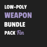 Low Poly Weapon Bundle Pack Fin