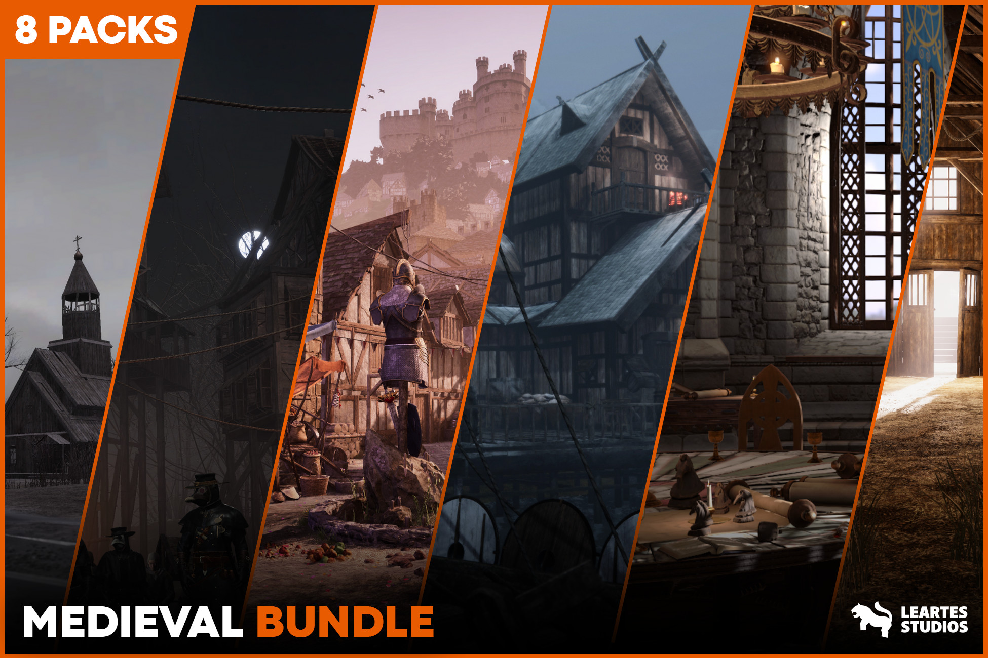 Midival Unity Medieval Environments Bundle | 3D Fantasy | Unity Asset Store