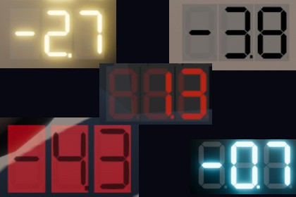 Digital LCD Display