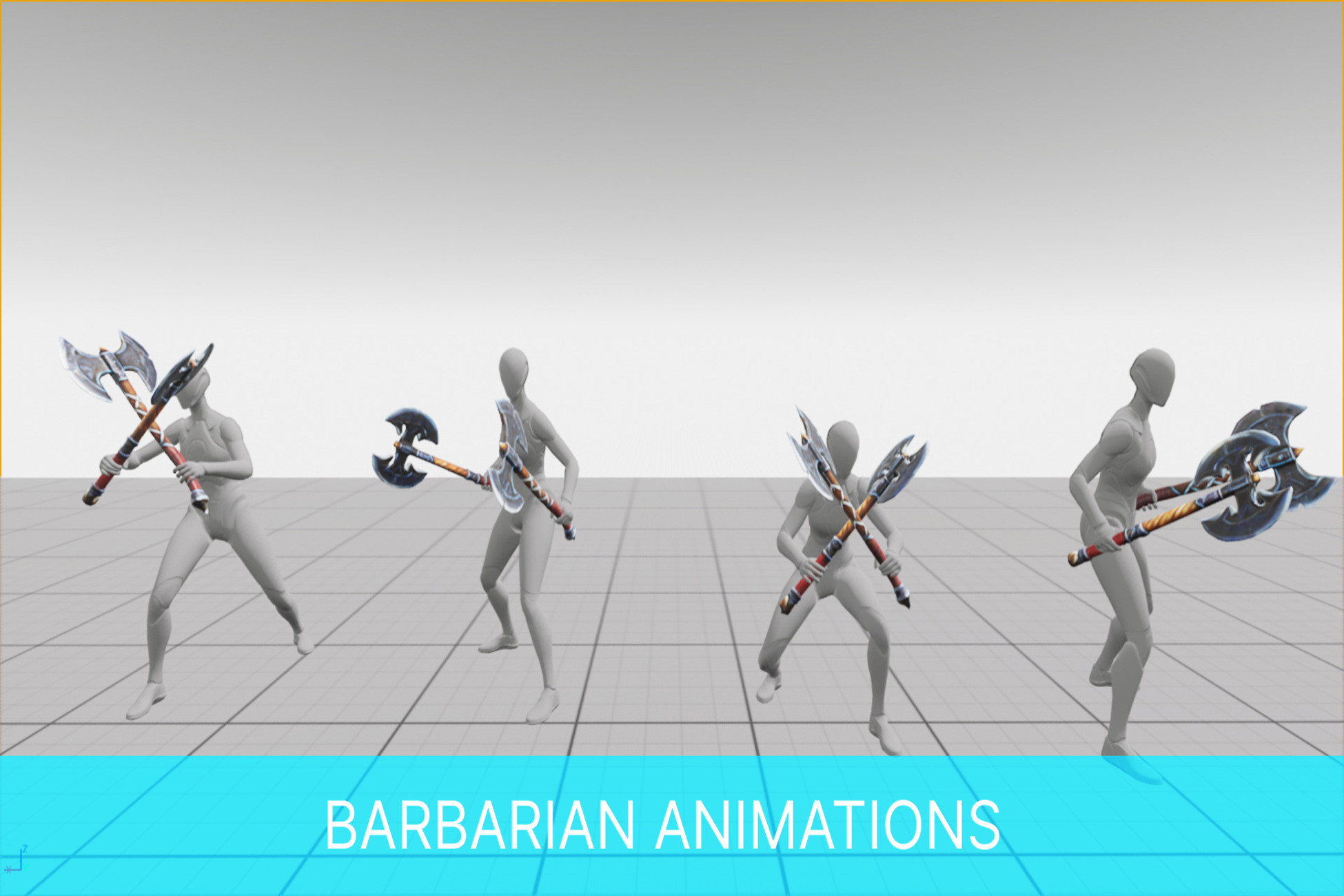 Barbarian Animations | 3D Animations | Unity Asset Store