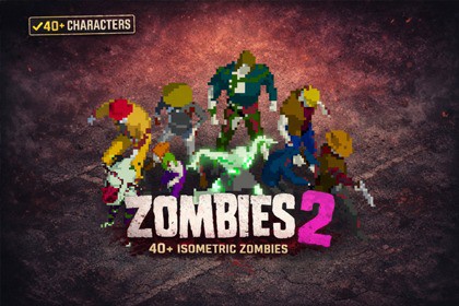 2D Zombie pack 2 - TopDown