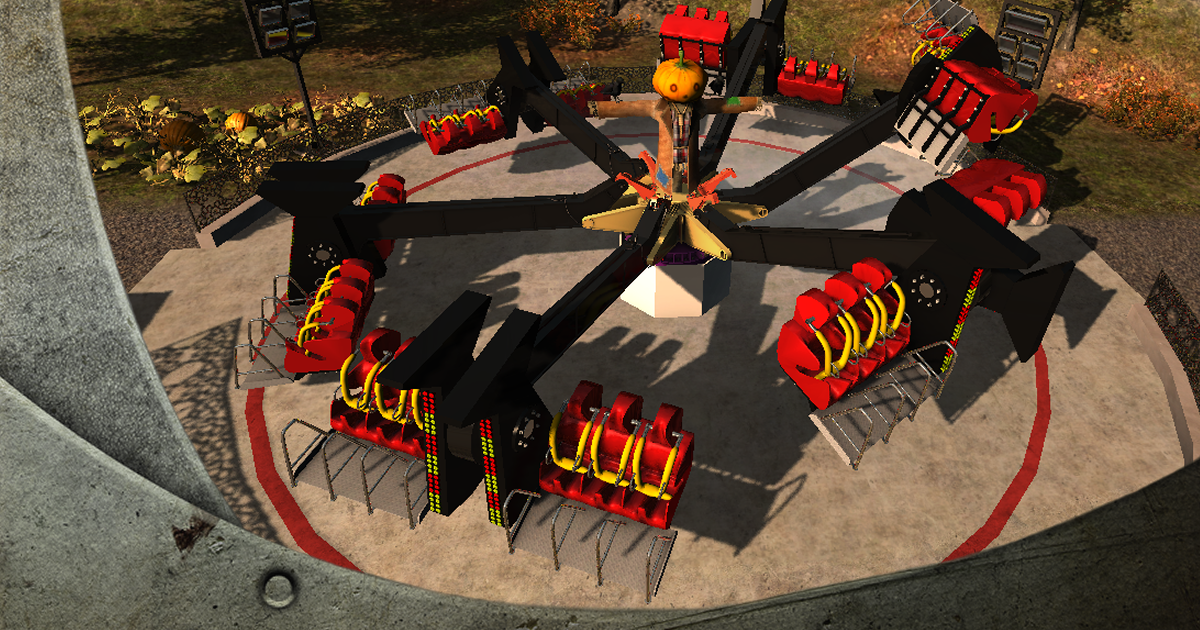 High Detail Fairground Ride 03 - FlipOver | 3D Props | Unity Asset Store