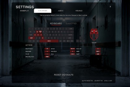 Horror Main Menu UI