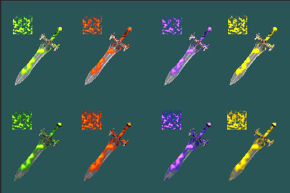 Elemental Effect Shader In Object