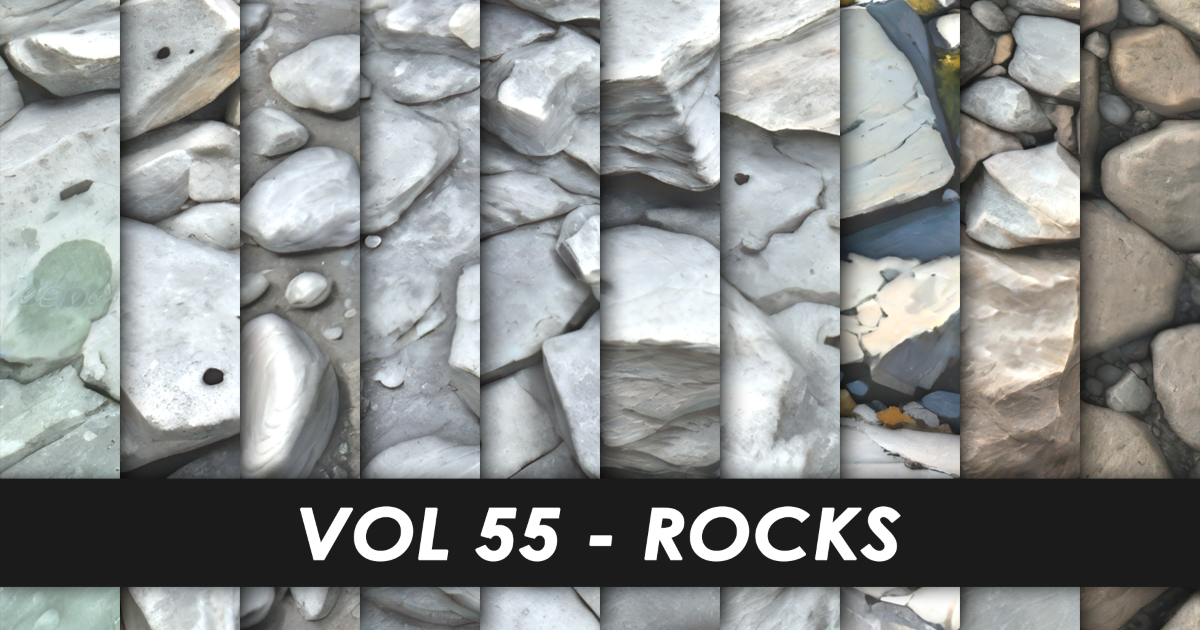 Realistic Textures - Vol 55 - Rocks | 2D Textures & Materials | Unity ...