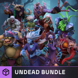 Stylized Fantasy Undead Characters Bundle