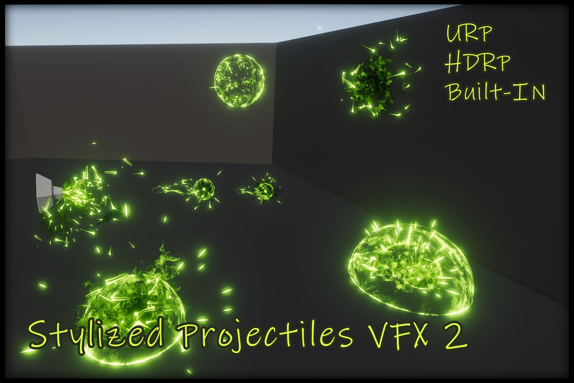 Stylized Projectiles VFX 2 | VFX Particles | Unity Asset Store