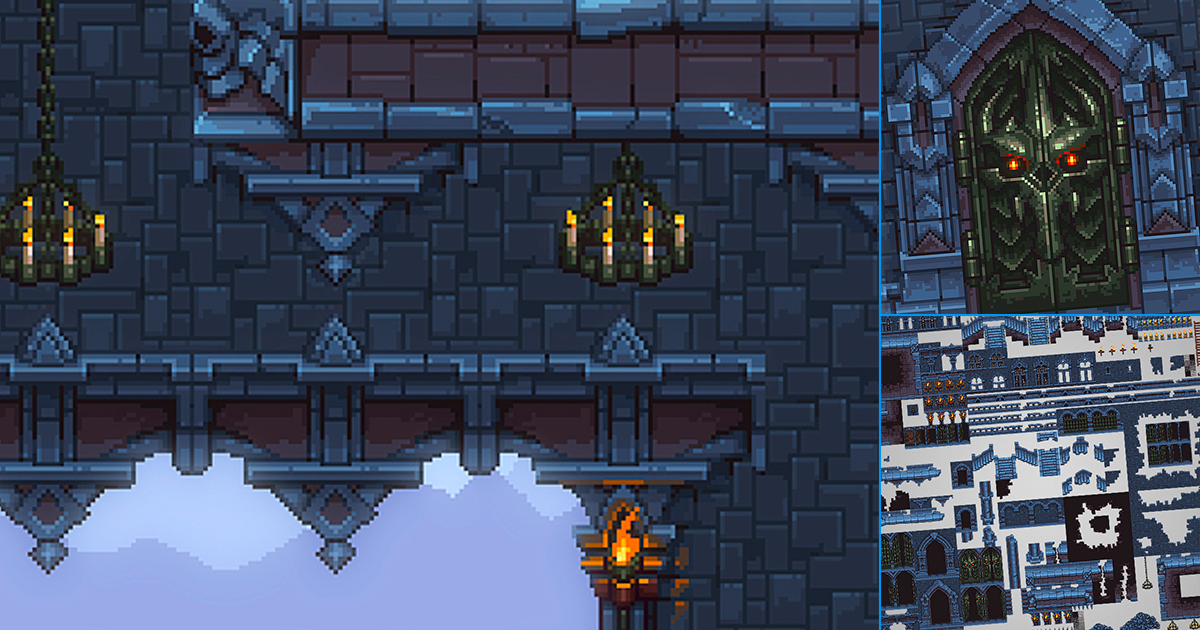 2D Pixel Side Scroller Level Set | 2D Environments | Unity Asset Store