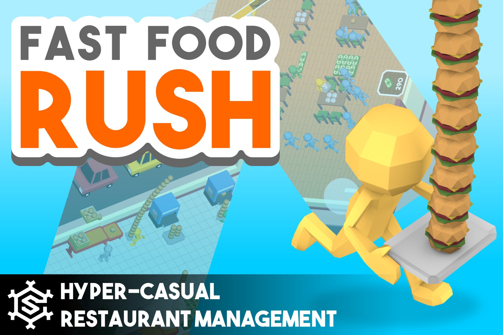 Fast Food Rush - Hyper Casual Restaurant Management | Packs | Unity ...