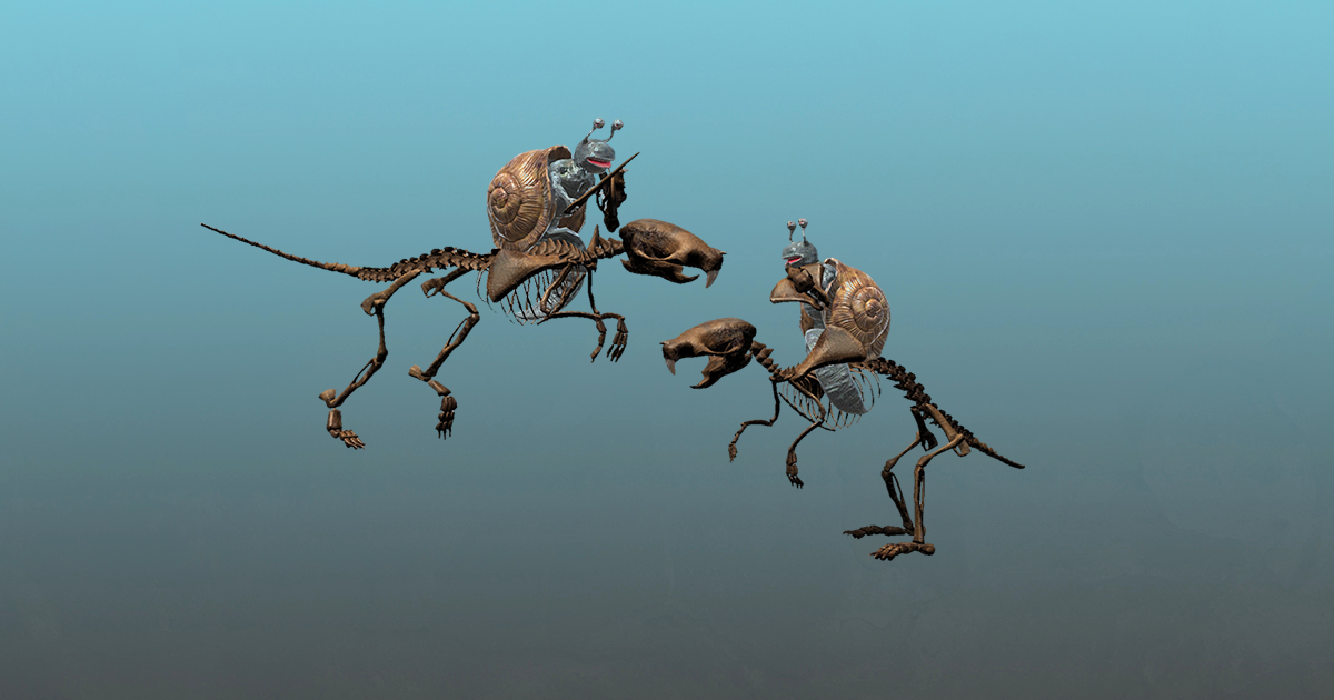 Cartoon Rat Skeleton & Snail (Short Version) | 3D Creatures | Unity ...