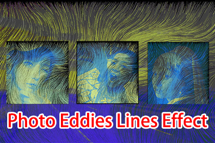 Photo Eddies Lines Effect By maything