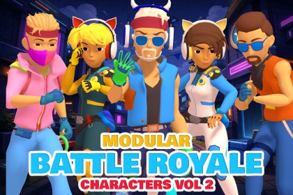 Stylized Battle Royale Characters Vol 2