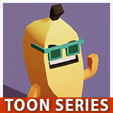 Fruit Banana Toon Humanoid Series