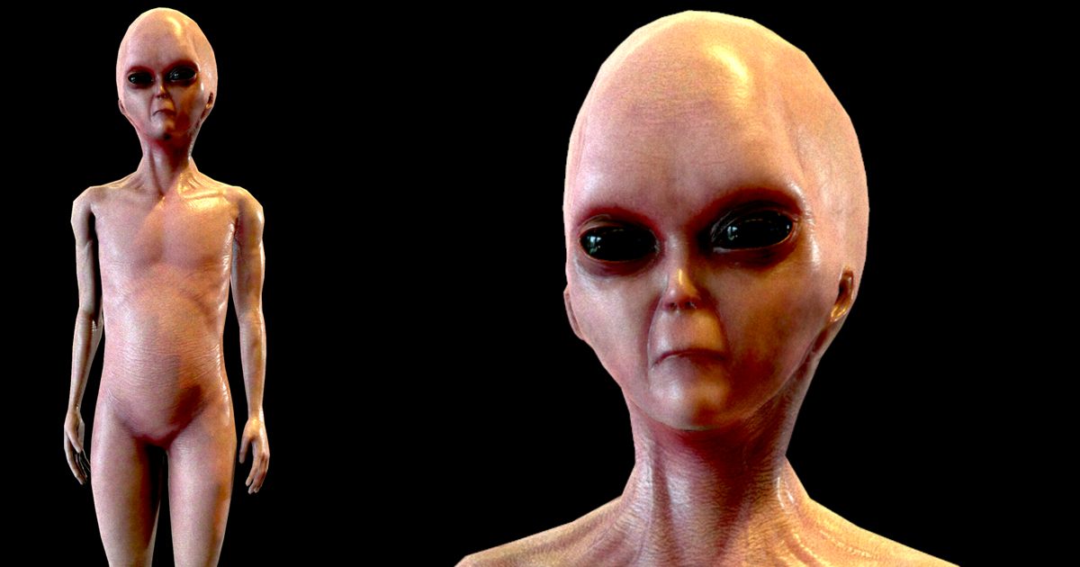 Realistic Alien #1 | 3D 캐릭터 | Unity Asset Store
