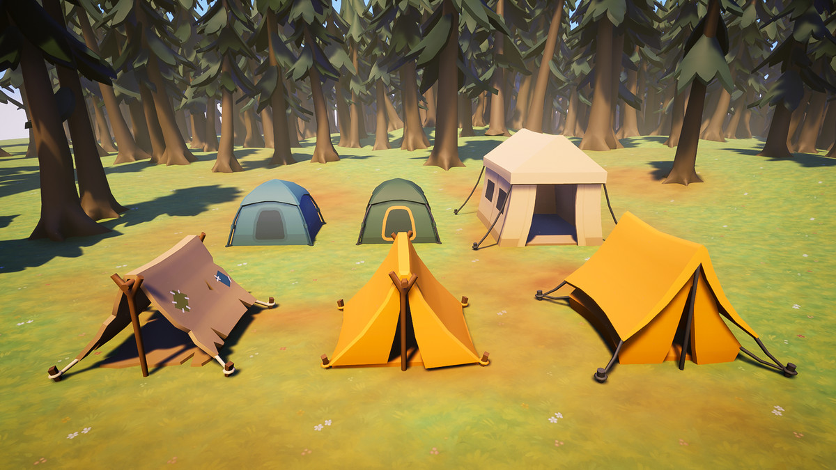 Camping Pack – Stylized Low Poly