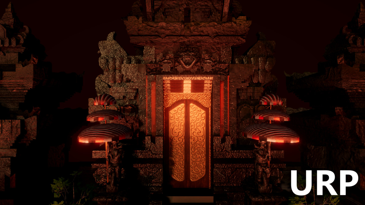 Virtual Balinese Theater Stage 3D Model