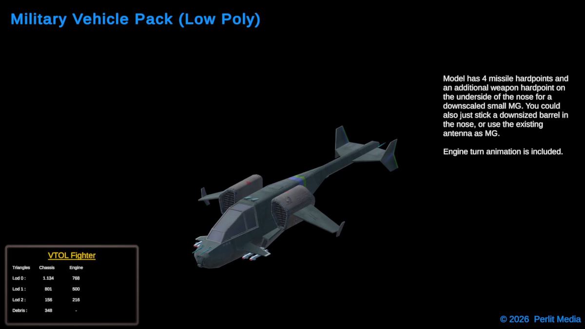 3D Military Vehicle Pack (LowPoly)