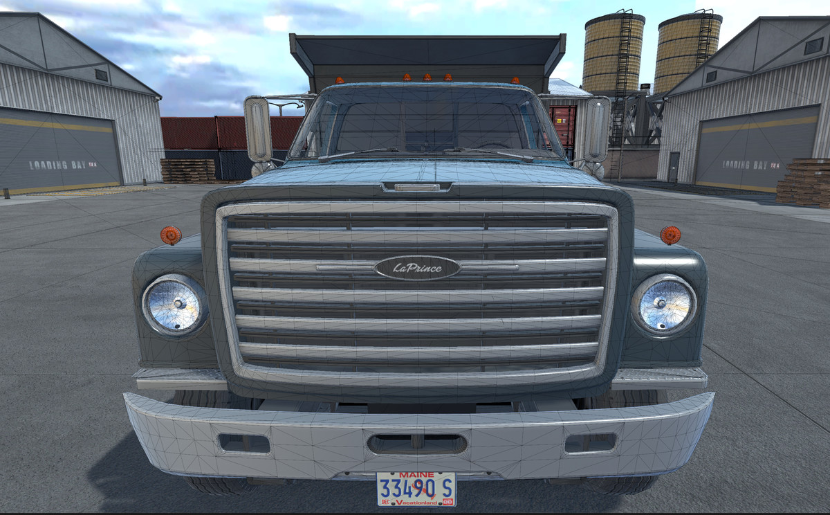 80s generic dump truck
