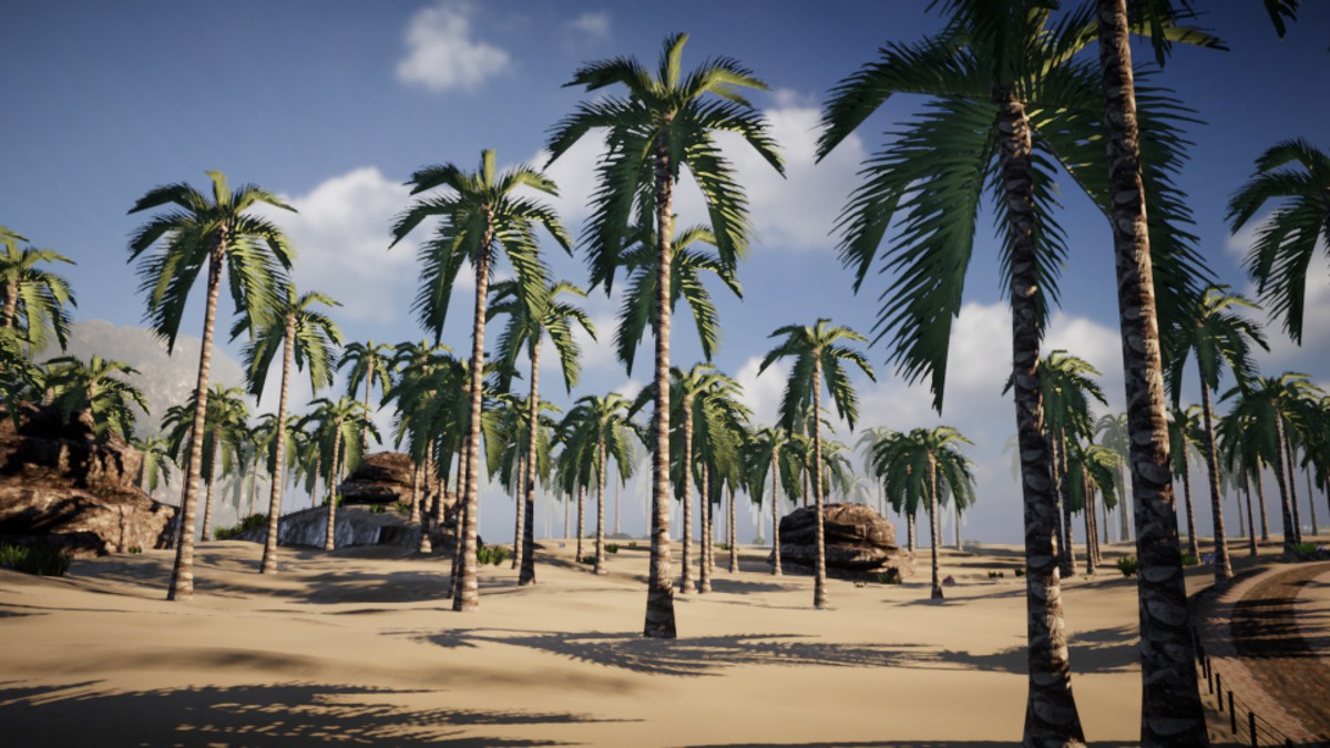 Mobile Palm Tree Bundle (for URP)