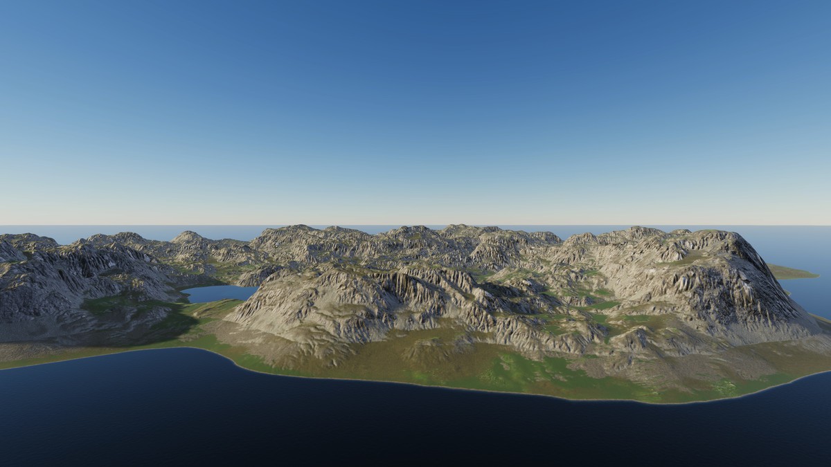 Procedural Islands, Lakes & Hills 8K - 48 Terrains
