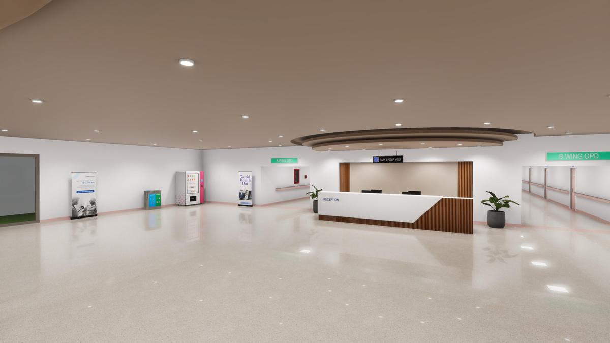 Hospital Reception & Corridor