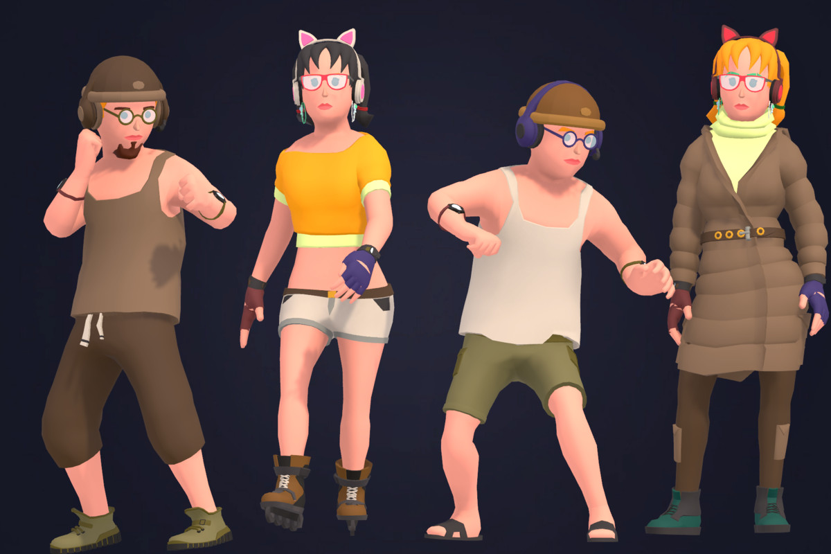 Customizable 3D City Characters Bundle