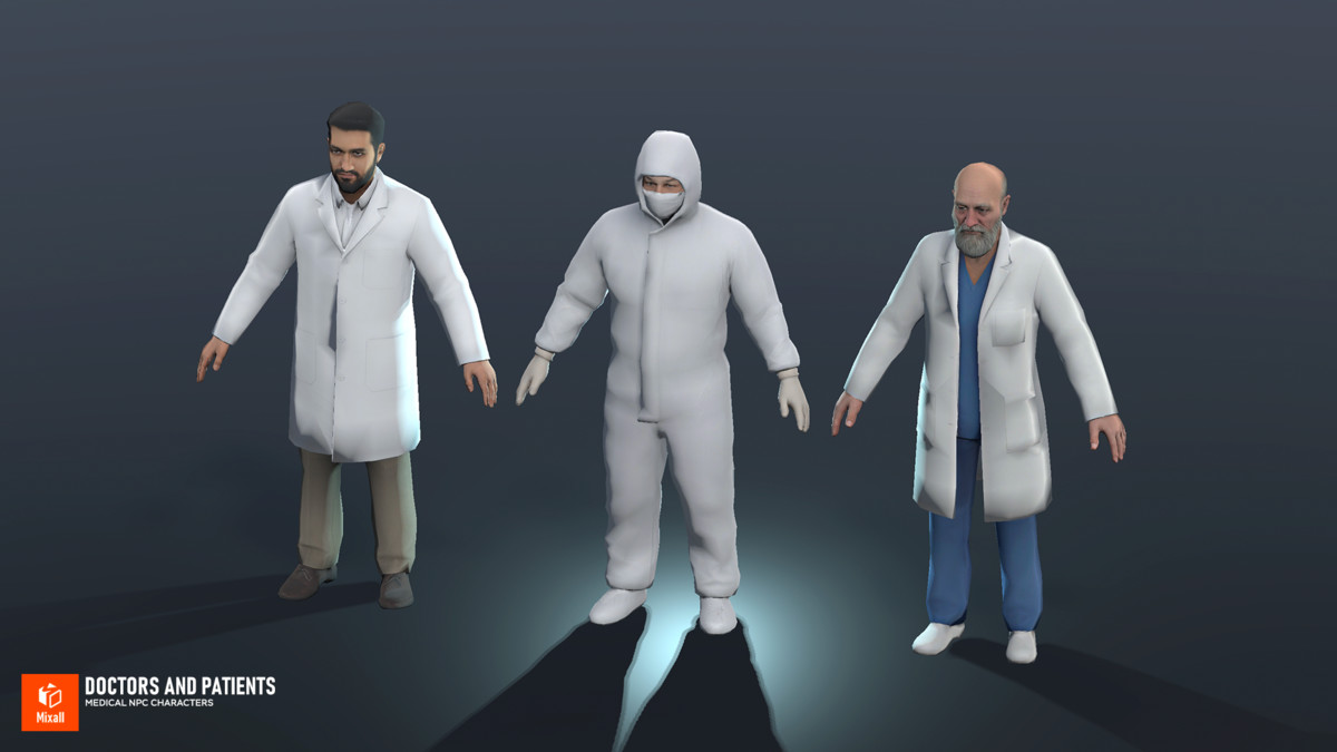 47 Medical & Lab Characters – Doctors, Patients, Scientists